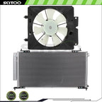 AC Condenser and Cooling Fan Assembly Kit for Honda Element (2003–2006)