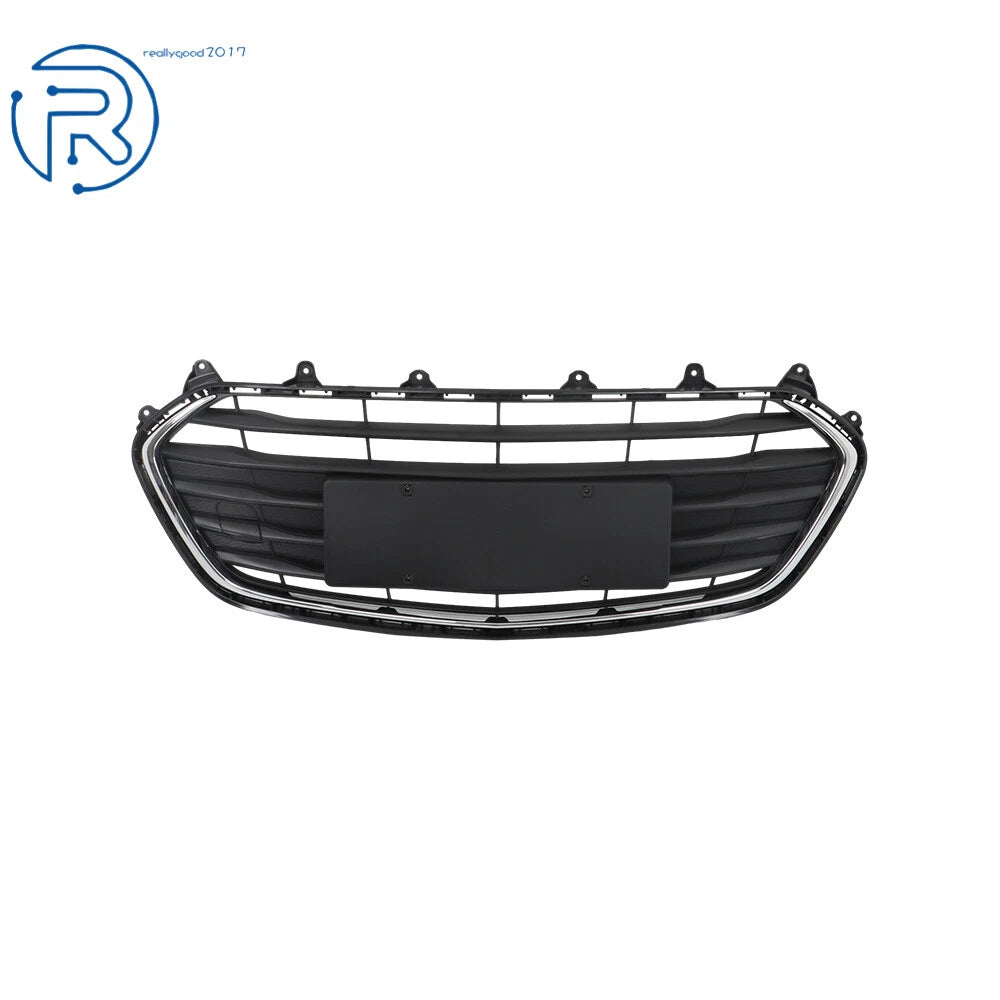 Set of 2 Front Bumper Grilles Black Chrome for Chevrolet Trax (2017–2021)
