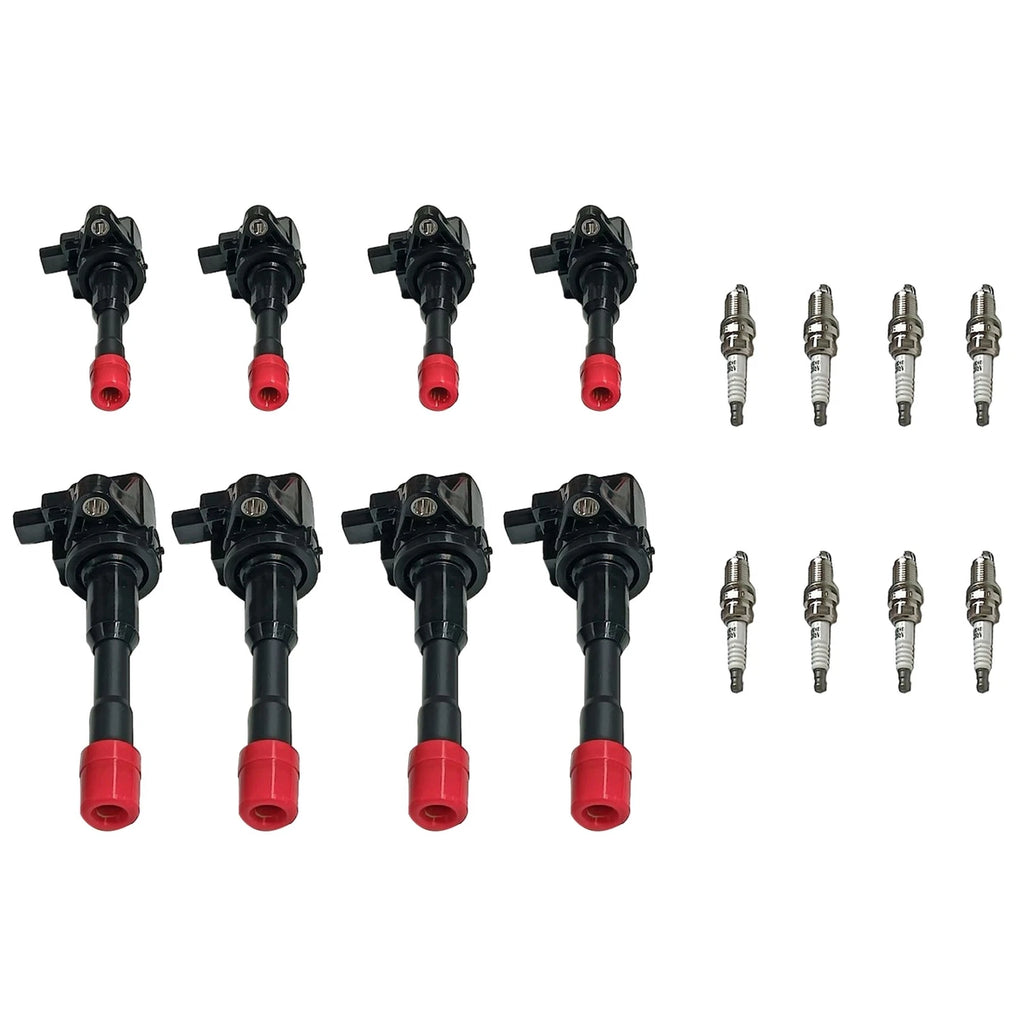 Set of 8 Ignition Coils and Spark Plugs for Honda Civic Hybrid (2006–2011)