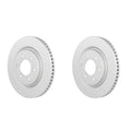 Set of 2 Bosch QuietCast Front Disc Brake Rotors for Bronco Expedition F-150