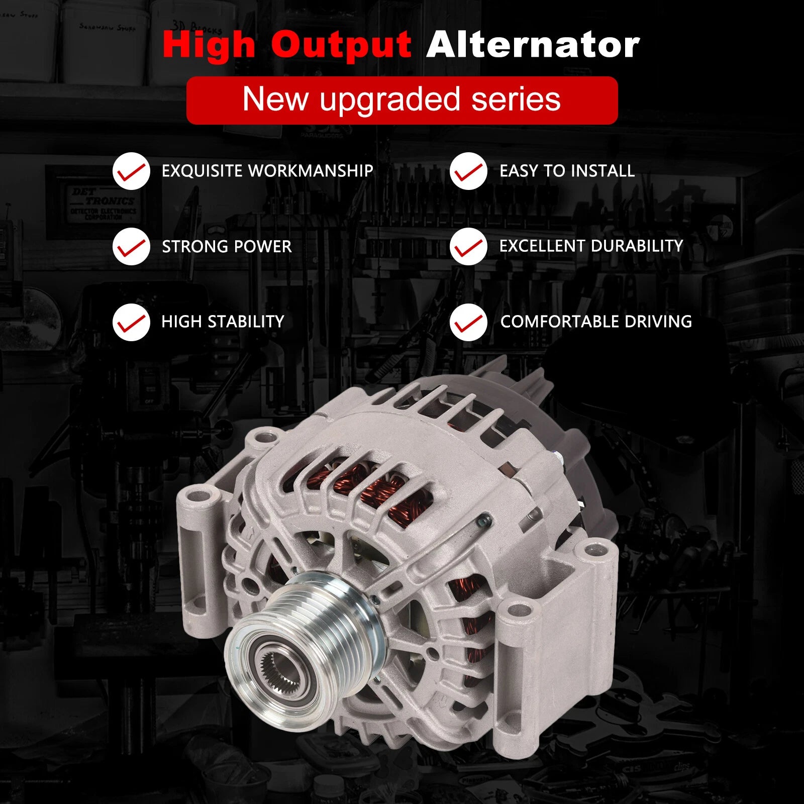 12V Alternator for Mercedes Benz C250 (2012-2015)