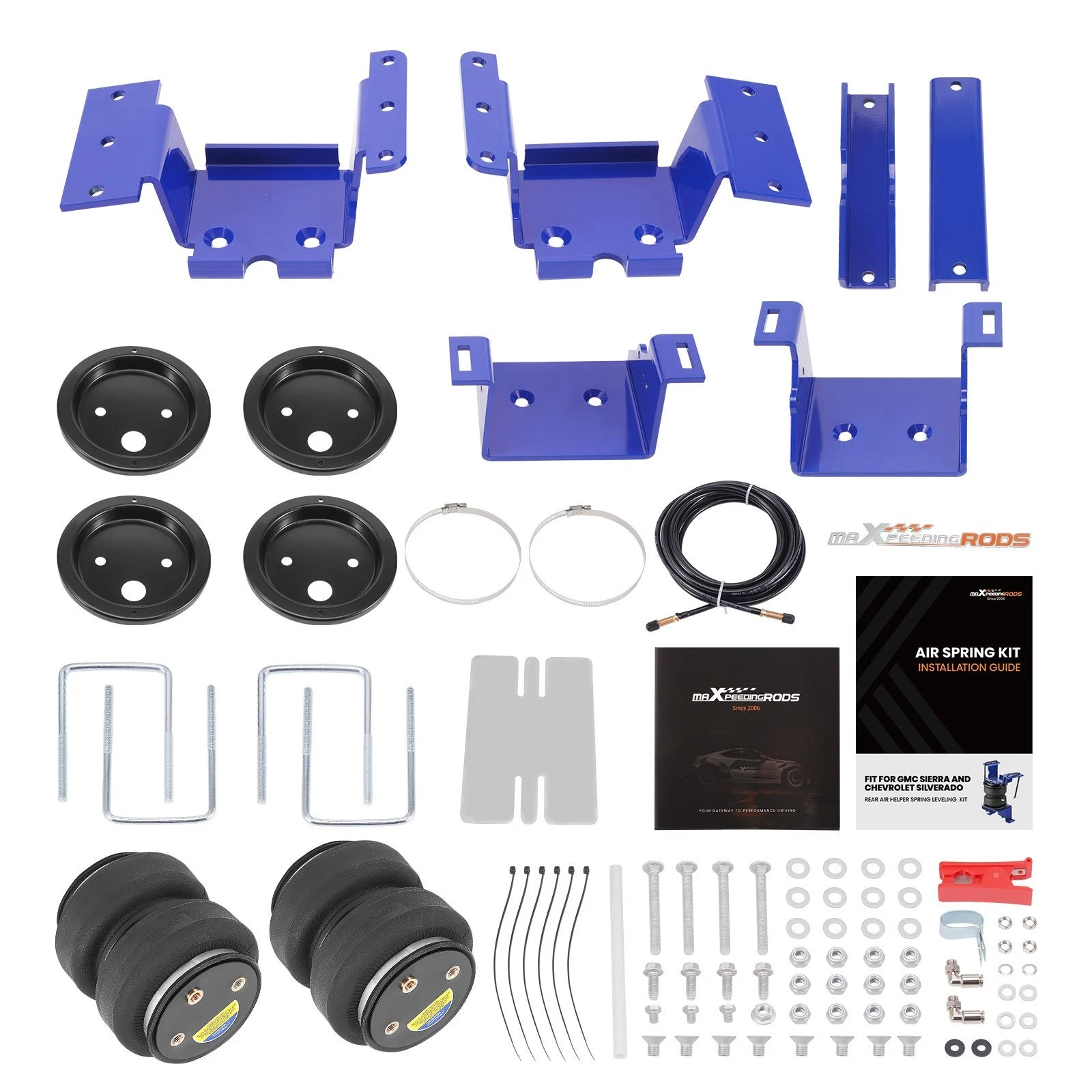 Air Suspension Spring Kit for Chevrolet Silverado 2500 3500 HD (2011–2019)