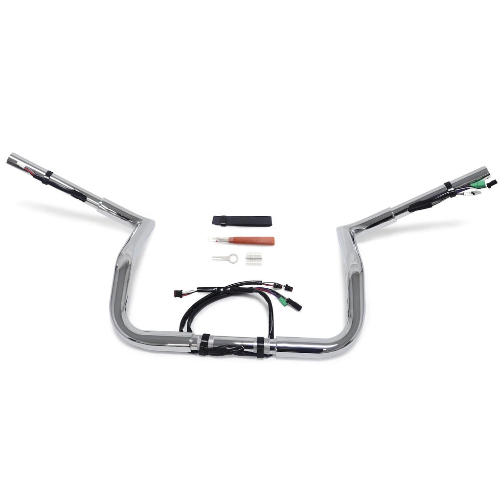 12" Miter Cut Prewired Handlebar for Harley Street Glide/Electra Glide (2014–2015)