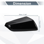 Right Side Mirror Cover Cap Gloss Black for Chevy Equinox GMC Terrain (2010–2017)