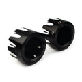 Black CNC Front Axle Cap Nut Cover for Harley Electra Glide Sportster