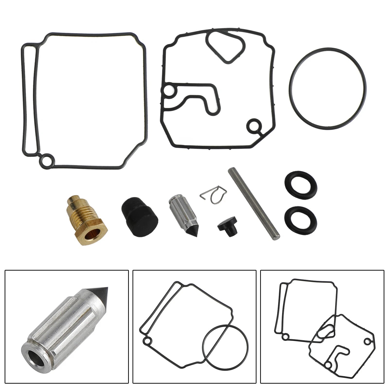 Carburetor Rebuild Kit for Yamaha 75 80 90 HP 2-Stroke (6H1-W0093-10-00)