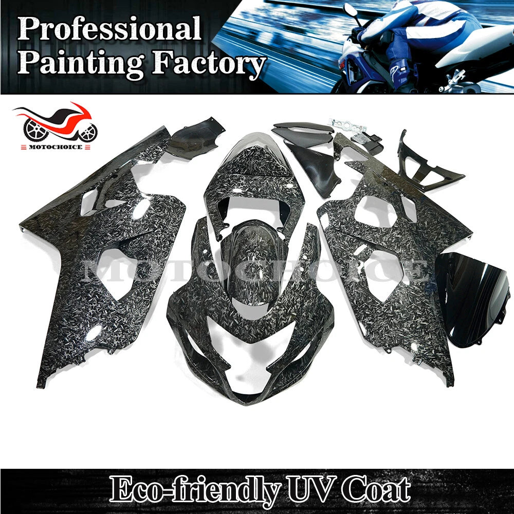 Forged Carbon Fiber Fairing Kit for Suzuki GSXR600/750 (2004–2005)