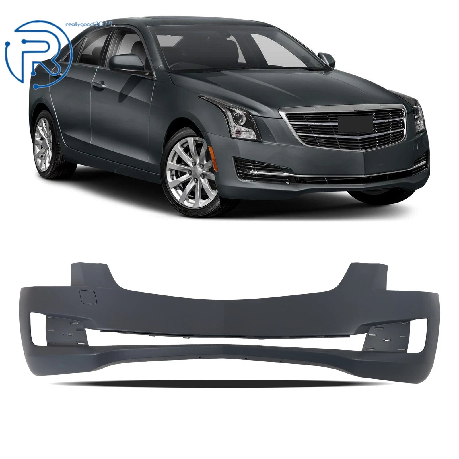 Front Bumper Cover for Cadillac ATS Sedan (2015–2018)