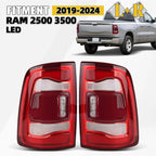 LED Tail Light Bezel Pair for RAM 2500 3500 (2019–2024)