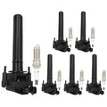Set of 6 Ignition Coils & 6 Spark Plugs for Chrysler Cirrus Dodge Stratus (2001–2005)