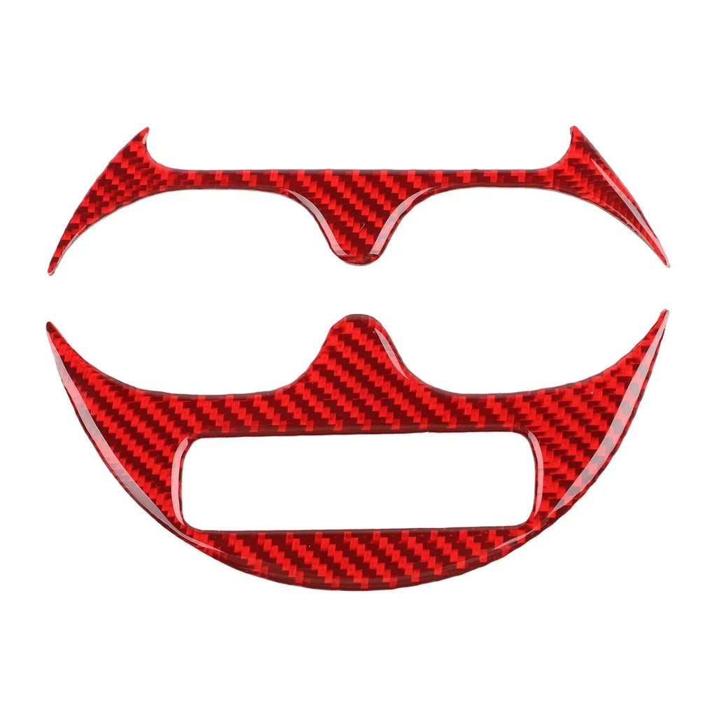 Carbon Fiber Cup Holder Trim for Abarth 595/695 & Fiat 500 (2016���2024)