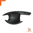 4PC Matte Black Door Handle Insert Cup Bowl for Mitsubishi Triton Ute (15-23)
