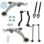 8pcs Suspension Kit Control Arms Tie Rod Ends Sway Bar Ends for Nissan Altima
