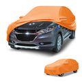 Waterproof Car Cover for Honda HR-V (2016–2023) - Orange Cotton, Zipper