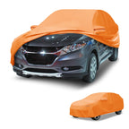 Waterproof Car Cover for Honda HR-V (2016–2023) - Orange Cotton, Zipper