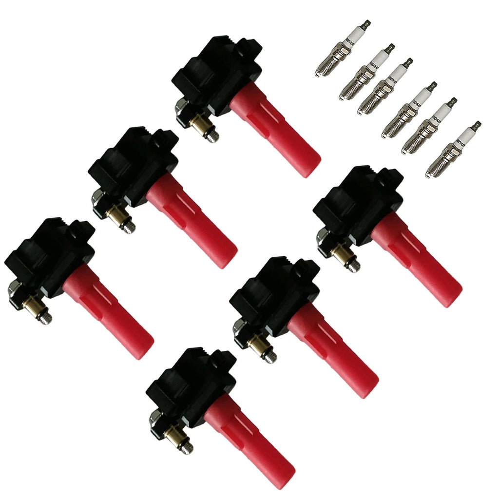 6X Ignition Coil & Spark Plug for Subaru B9 Tribeca (2006-2007)