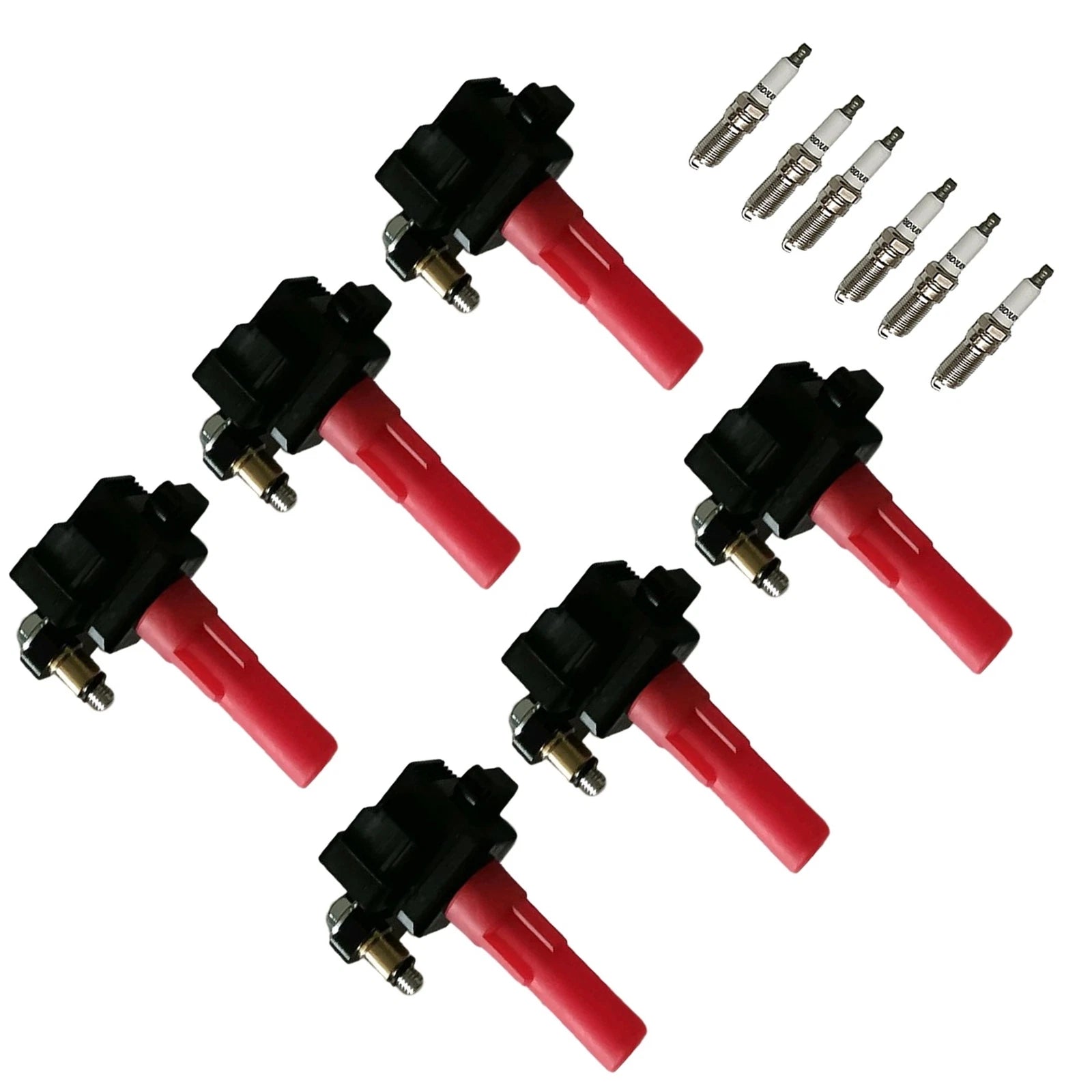 6X Ignition Coil & Spark Plug for Subaru B9 Tribeca (2006-2007)