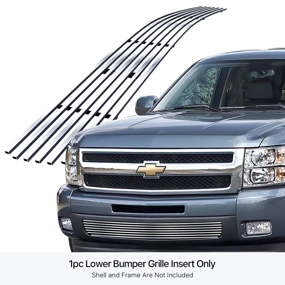 Stainless Steel Billet Grille Insert for Chevy Silverado 1500 (2007-2013)