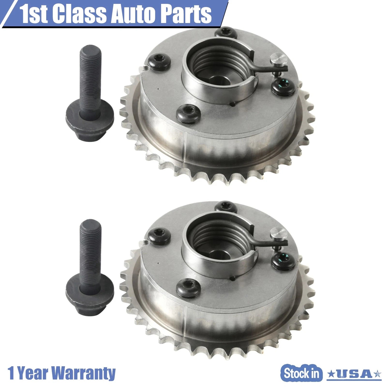 Set of 2 Camshaft Phaser Exhaust for Toyota Scion