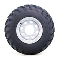 Set of 2 WANDA ATV Tires + Wheels 25x8-12 6-Ply 4-156/4+3 OS Silver