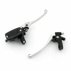 Chrome Hand Control Reservoir Brake Clutch Levers for Motorcycle (T9)