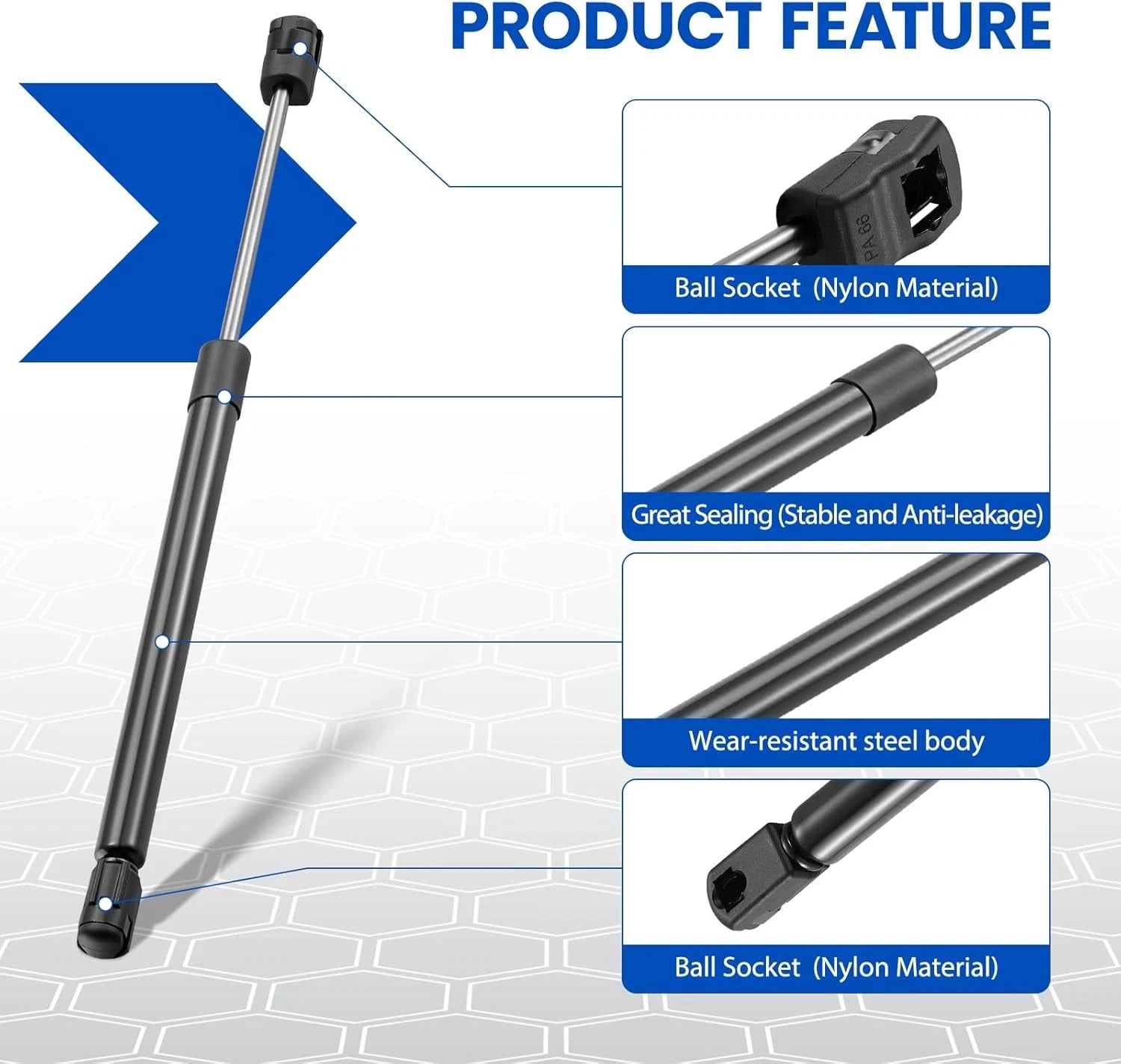Hood Lift Supports Struts for Ford (4478, SG404016)