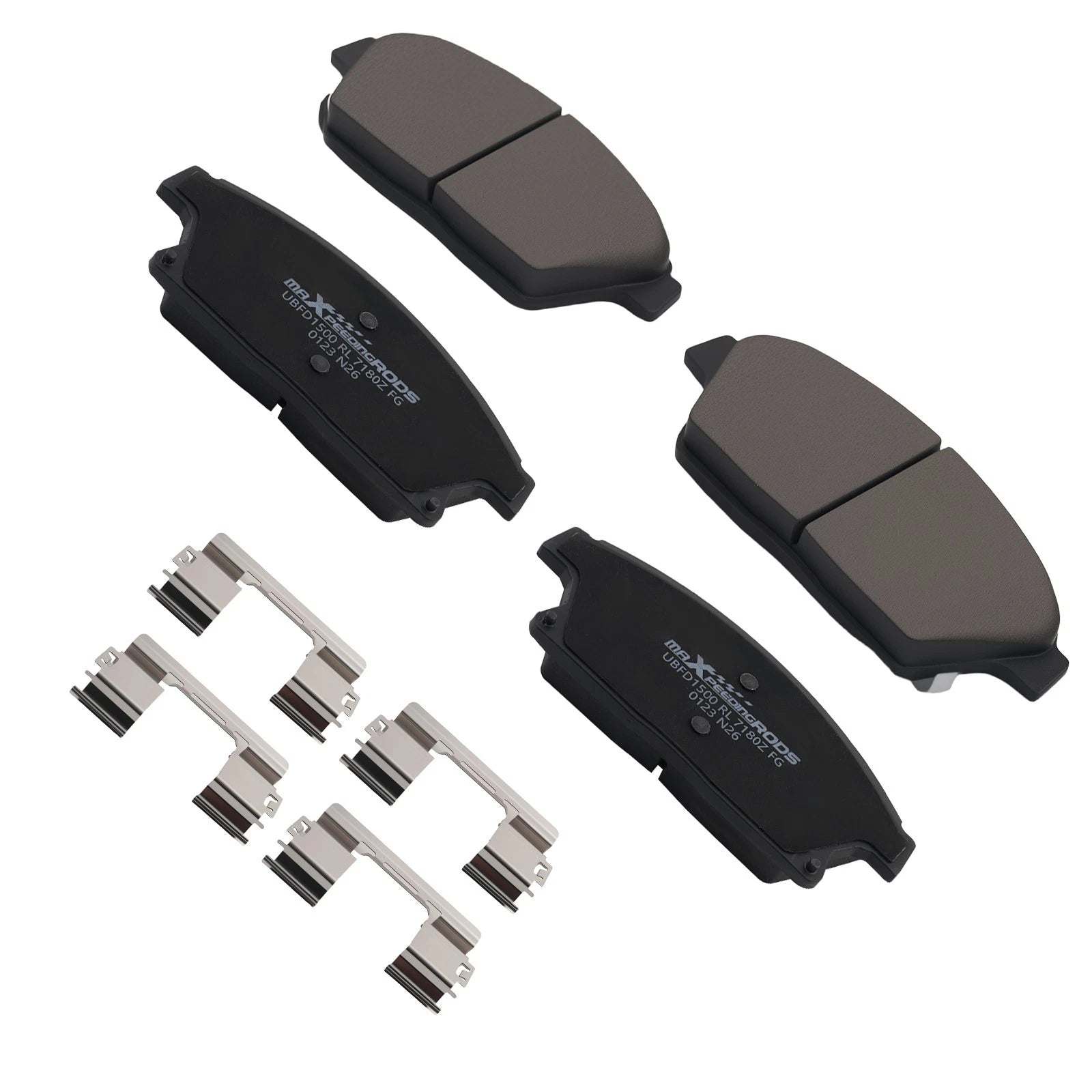 Set of 4 Front Ceramic Brake Pads for Buick Encore/Verano (2012–2017)