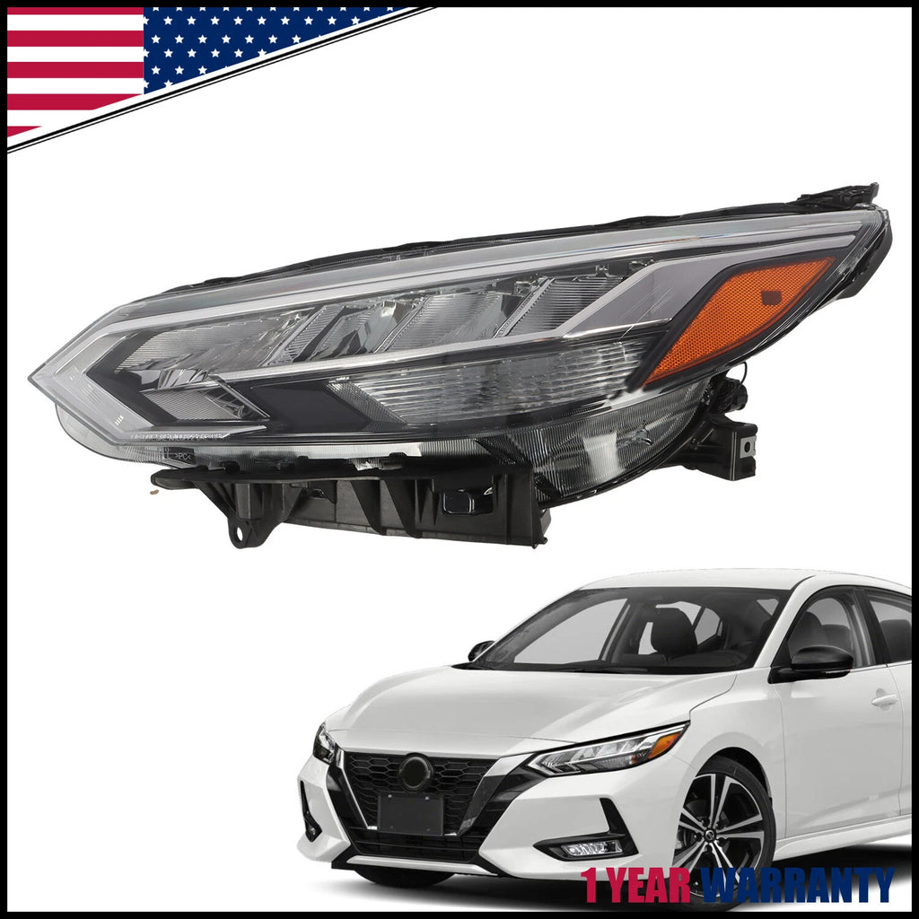 Left Driver Side LED Headlight Assembly for Nissan Sentra (2020–2022)