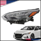 Left Driver Side LED Headlight Assembly for Nissan Sentra (2020–2022)