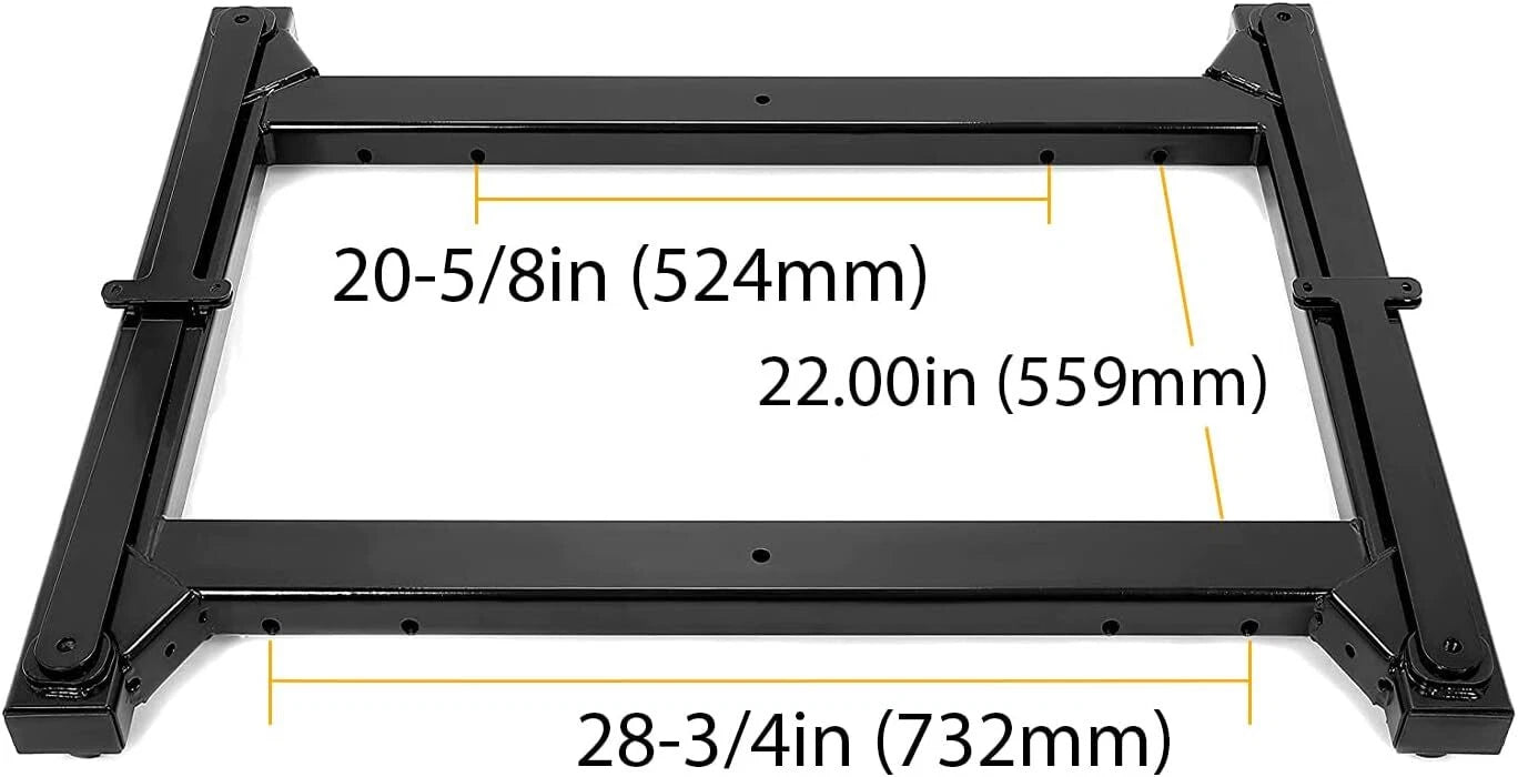 5th Wheel Hitch Rail Adapter for Ram 2500 3500 (2013–2021)