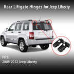 Set of 2 Rear Liftgate Window Glass Hinges for 2008-2012 Jeep Liberty