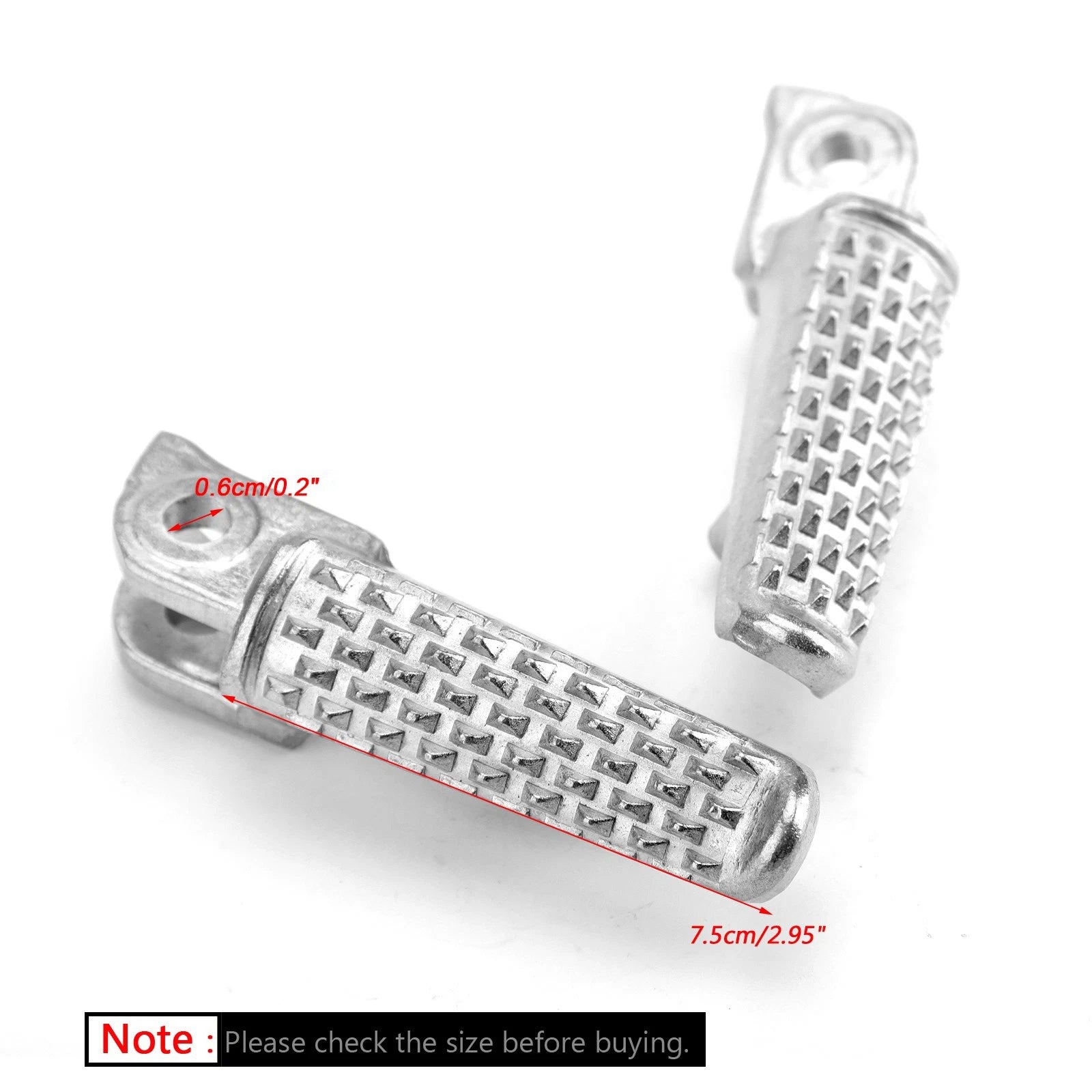Front Foot Peg Footrest for Honda CB1000R CBR600RR CBR1000RR VTR1000S (2008–2023)