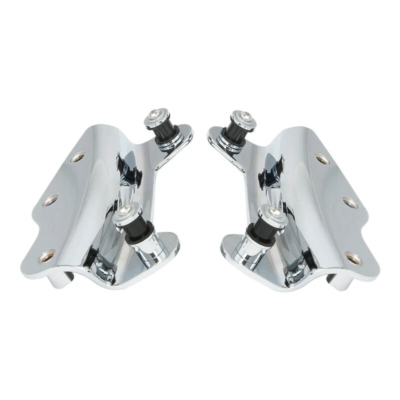 Chrome 4 Point Docking Hardware Kit for Harley Touring (2009–2013)