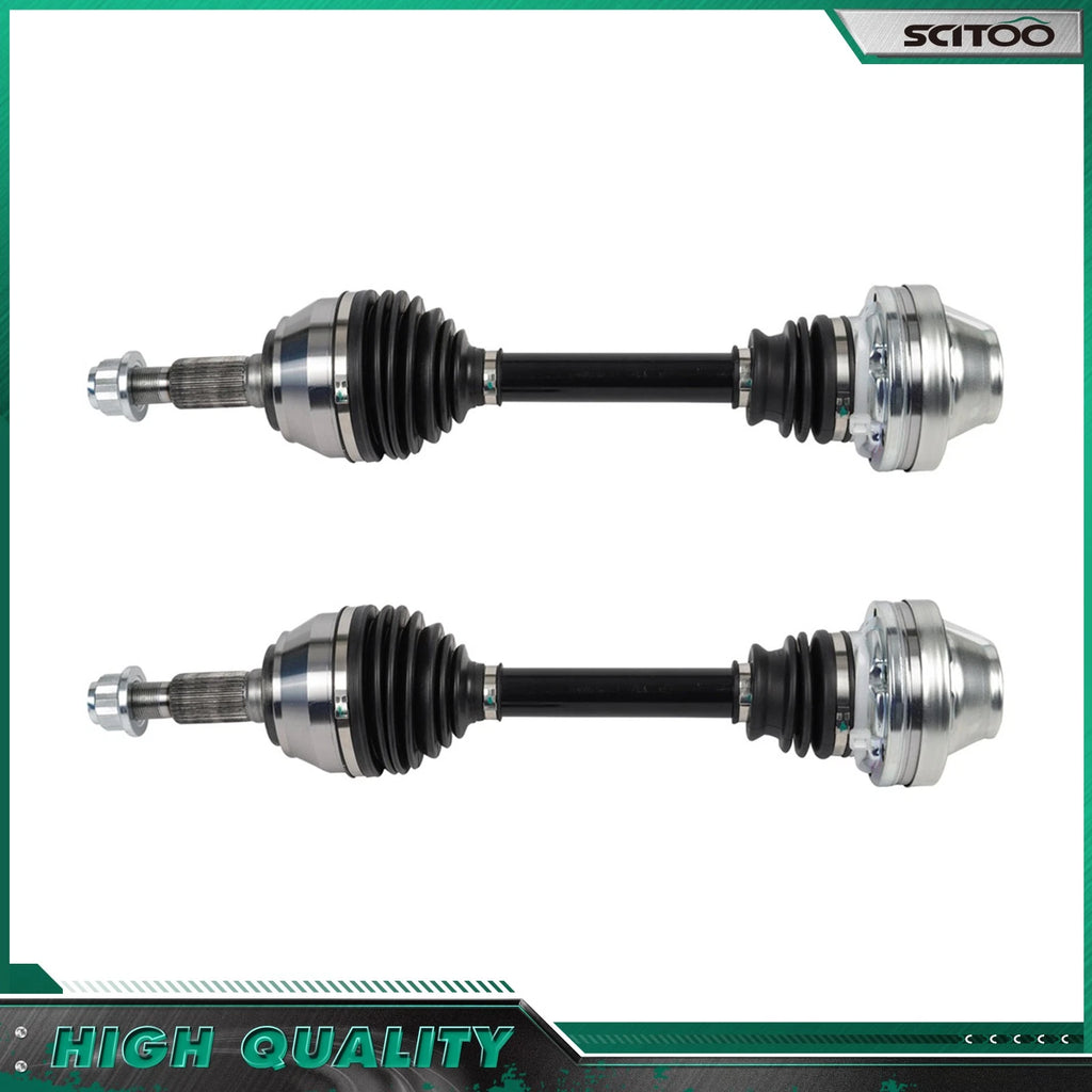 2X Front CV Axle Assembly for Volkswagen Touareg Audi A7 Quattro Porsche Cayenne (2004–2019)