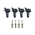 Set of 4 Ignition Coils & NGK Platinum Spark Plugs for Canyon Colorado