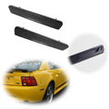 Pair Smoked Lens Rear Fender Side Marker Light Covers for Ford Mustang (1999–2004)