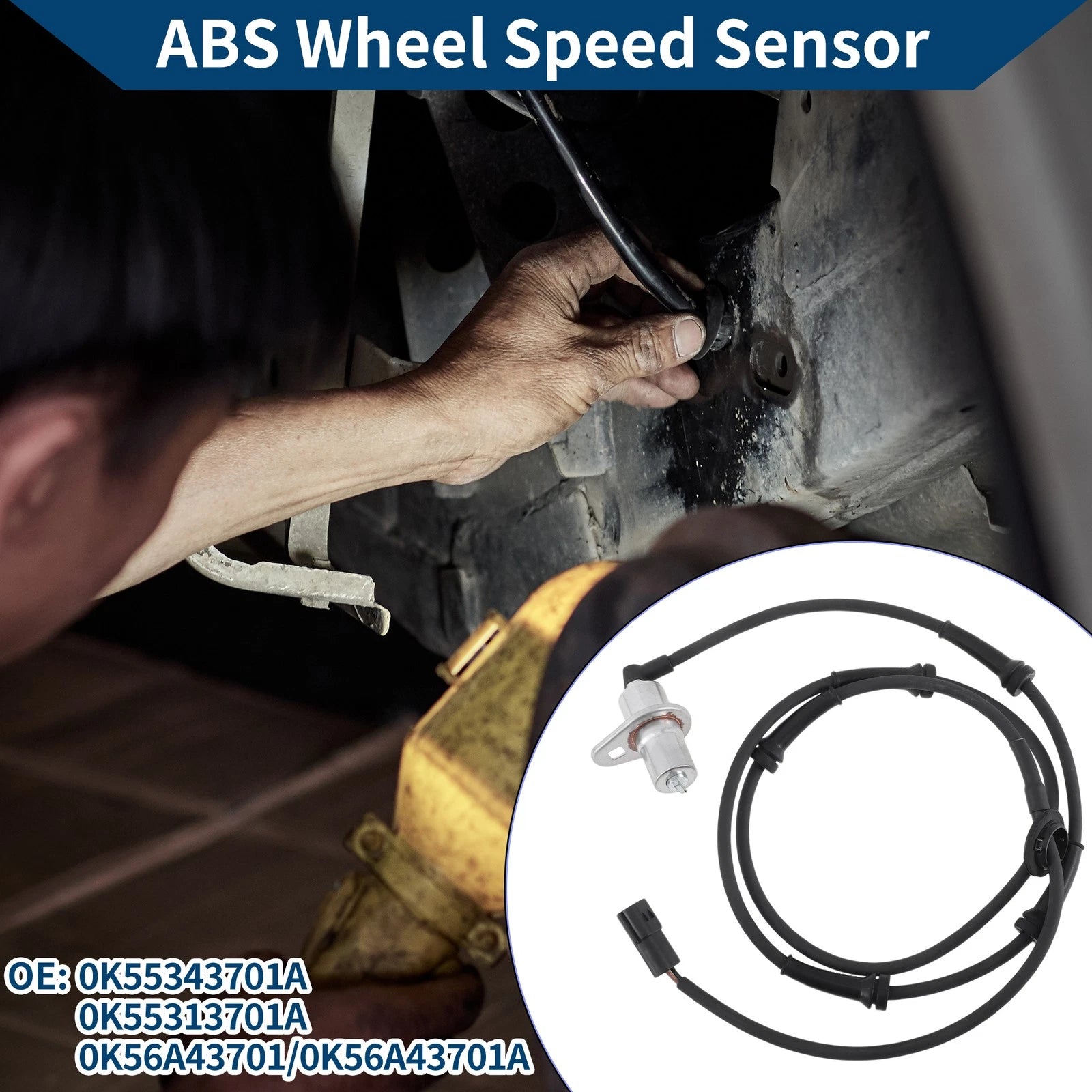 ABS Wheel Speed Sensor for Kia Carnival (2001–2006) No. 0K55343701A/0K55313701A