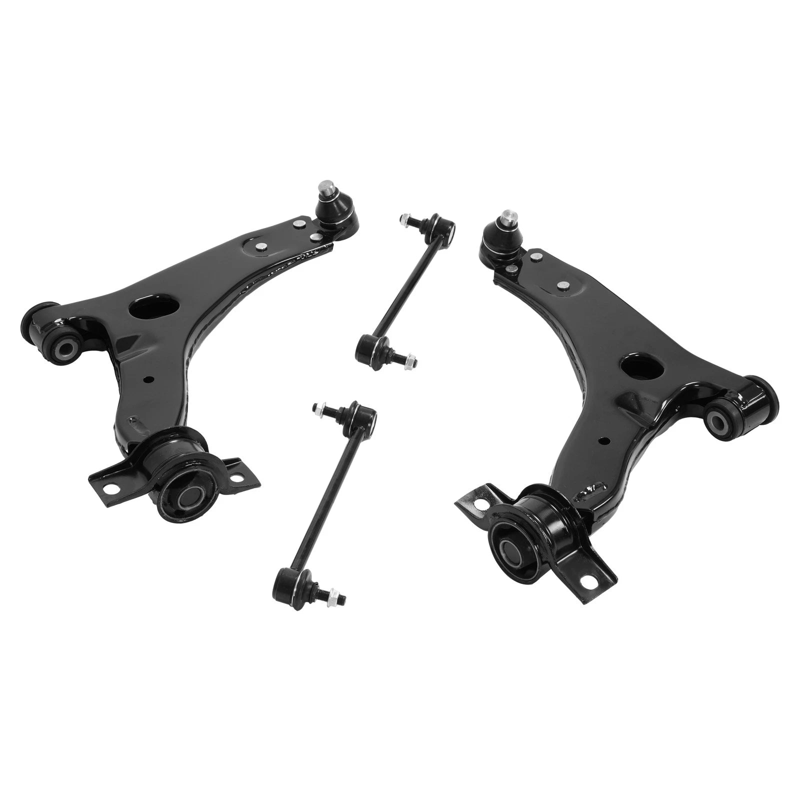 Set of 4 Front Lower Control Arms Ball Joints Sway Bars for Ford Focus (2006–2011)