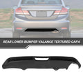 Rear Valance Lower Bumper Cover for Honda Civic (2013–2015) Textured Black