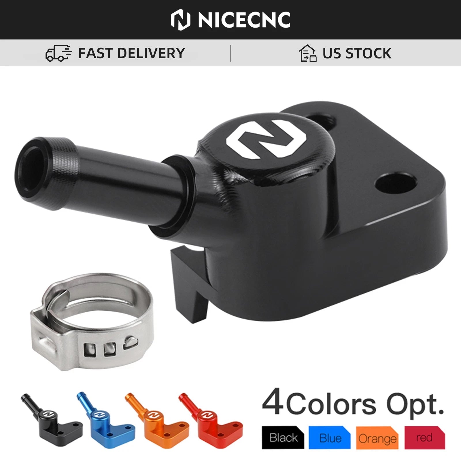 NICECNC Aluminum Fuel Rail for KTM 250 350 450 SXF XCF SX-F XC-F (2016–2025)