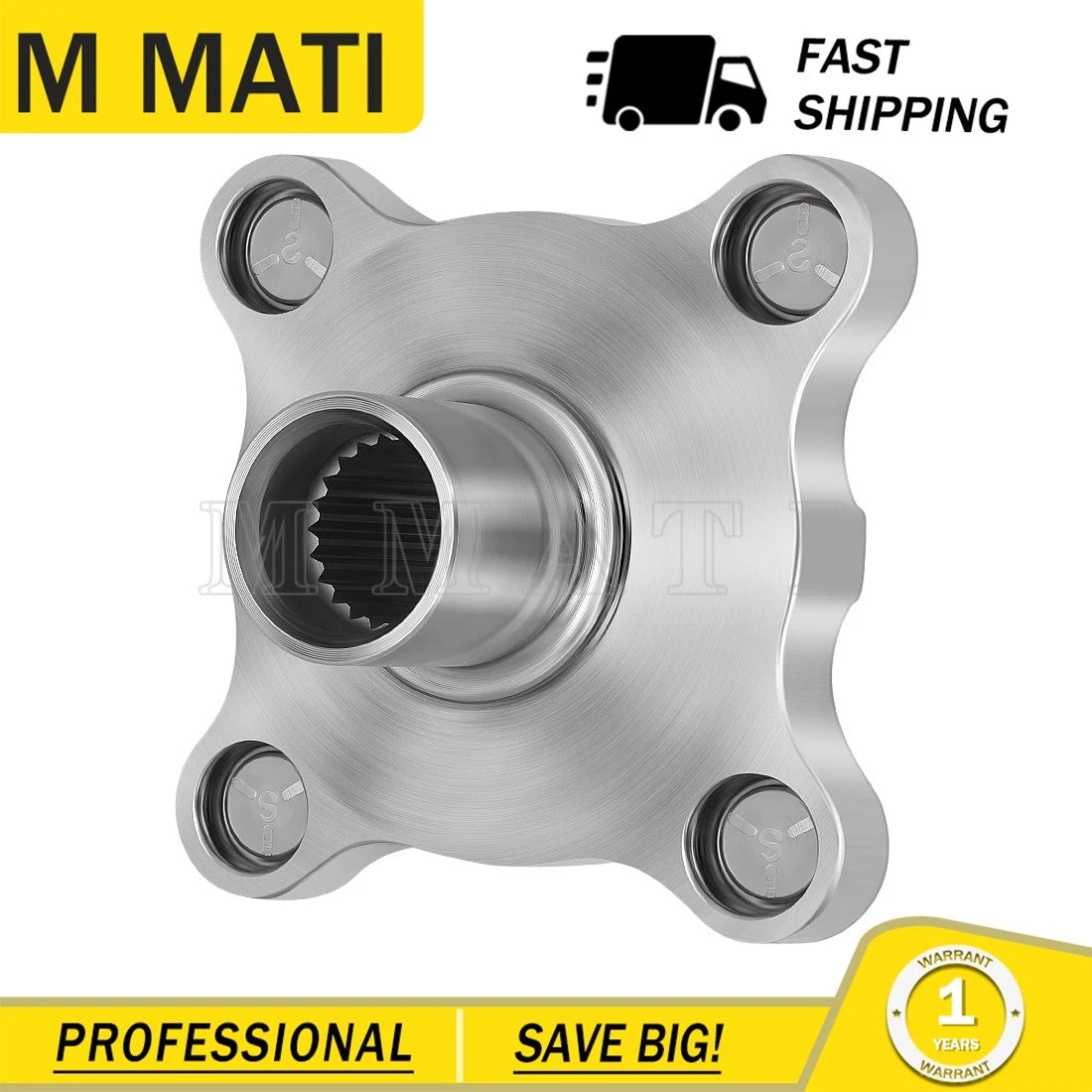 Rear Wheel Hub & Studs Kit for Polaris Outlaw 500 (2006–2007) 1520996 7515513