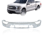 Chrome Front Bumper for Ford F150 (2021–2023) Six Radar Holes