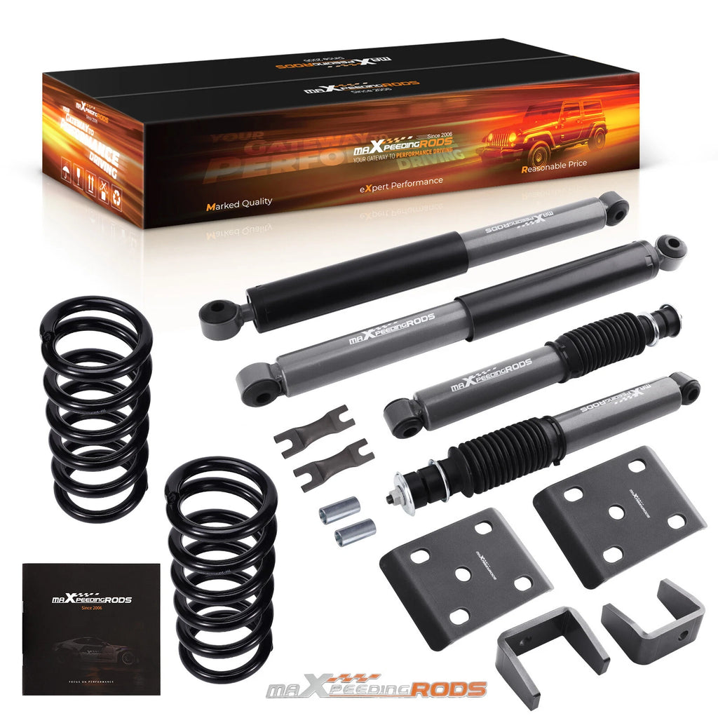 Suspension Drop Kit Shocks for Ford Ranger 2WD (1998–2015) 3"/5" Lower