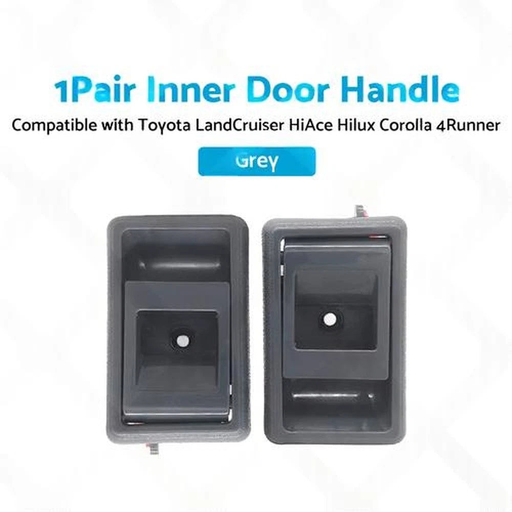 Pair of Inner Door Handles for Toyota Landcruiser 75 78 79 (1975–1999)