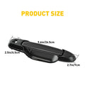 Pair Black Door Handle Outside w/ Key Hole for Toyota Sienna (1998–2003)