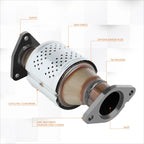 Set of 2 Catalytic Converters for Nissan Frontier/Xterra/Pathfinder (2005–2018)