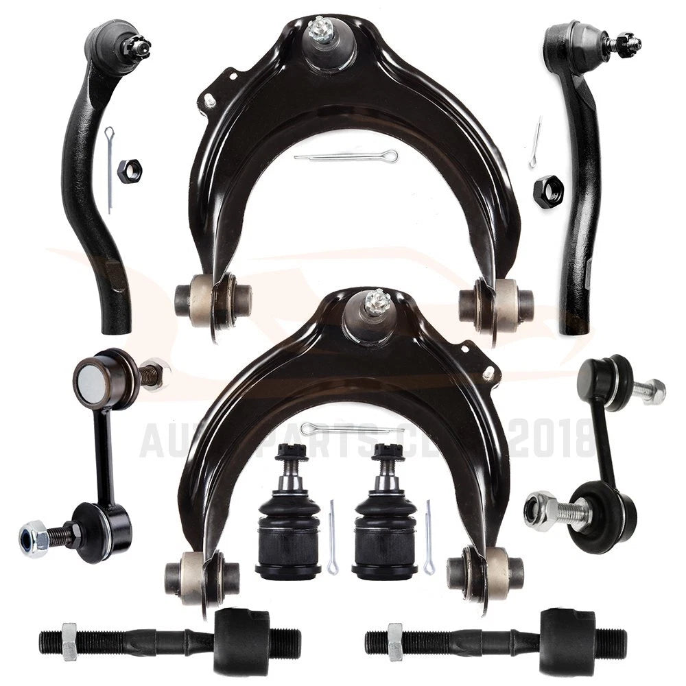 Set of 10 Front Upper Control Arms Tie Rods for Acura TSX (2004–2008)