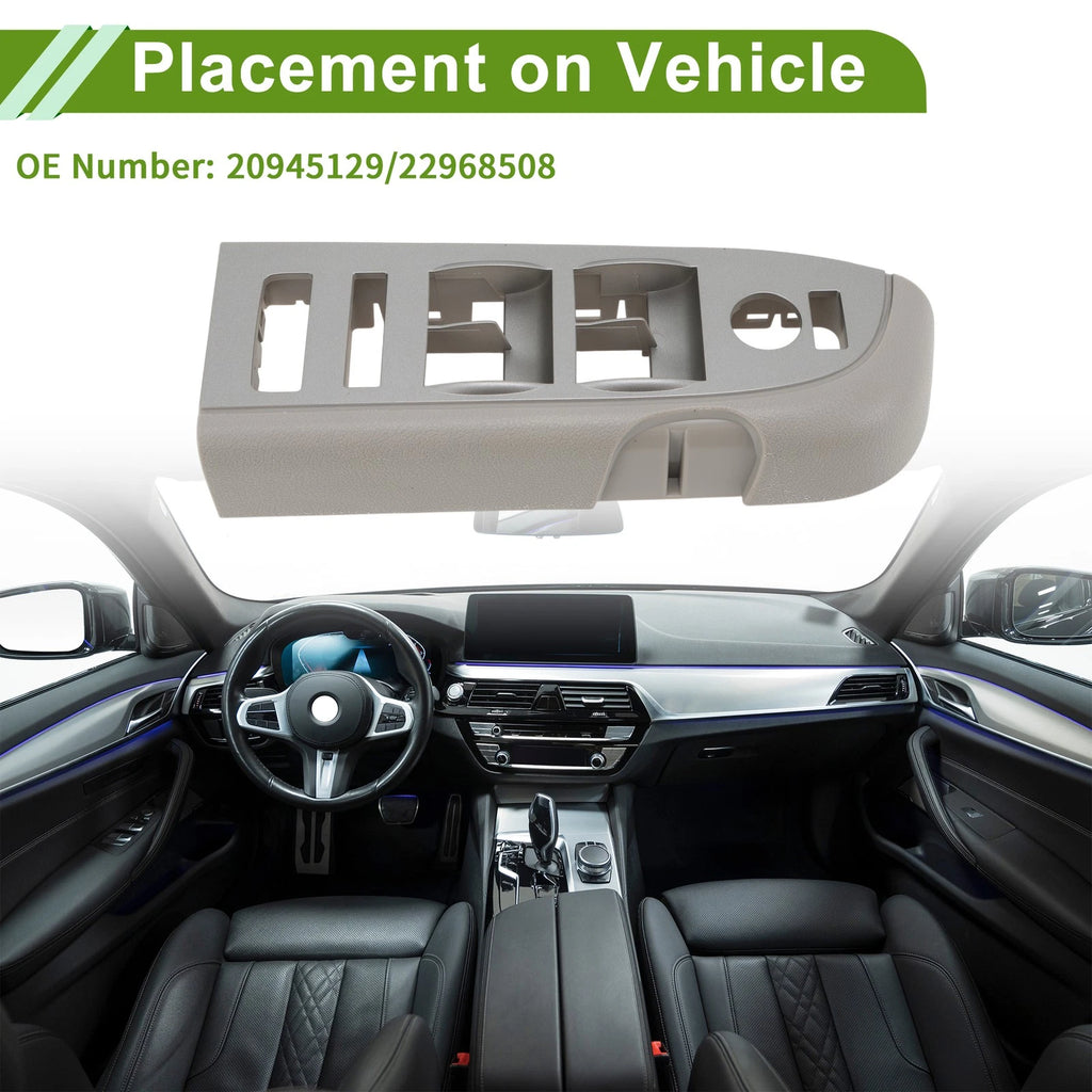 Front Left Window Switch Bezel Cover for Chevy Silverado (No. 20945129)