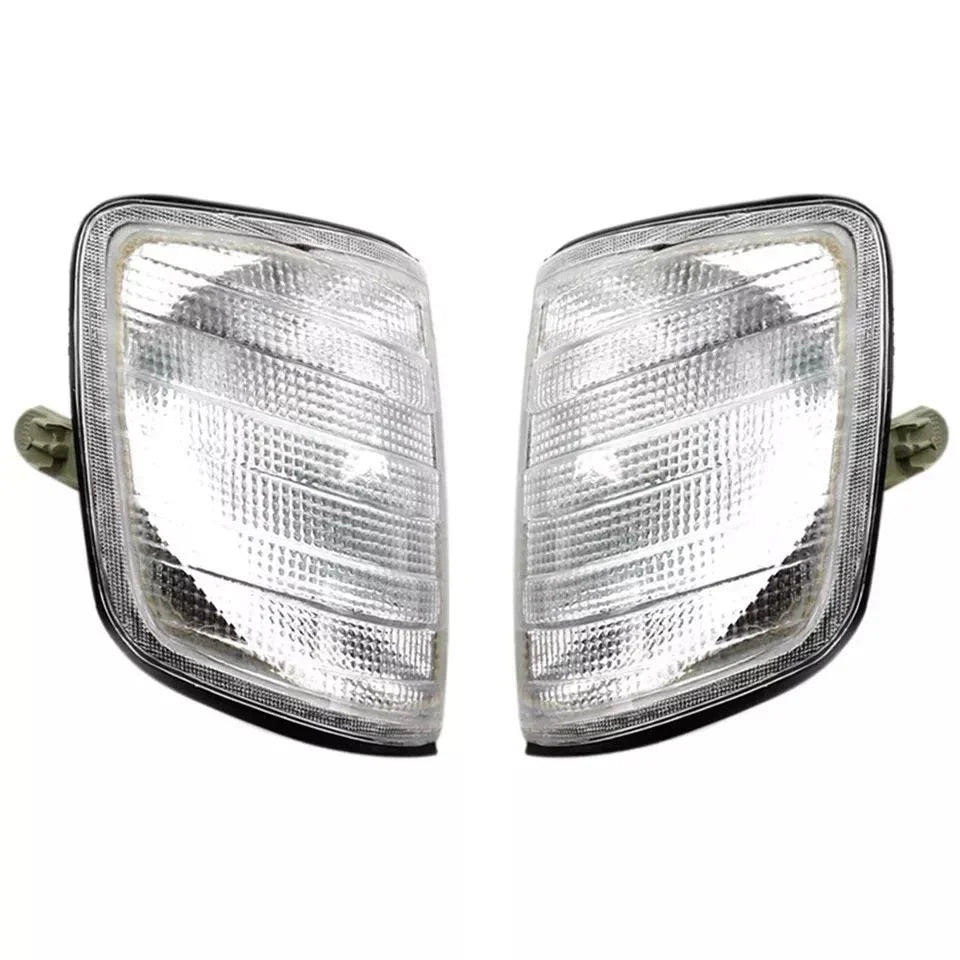 Clear Front Corner Signal Lamp Parking Light for Mercedes E-Class (1985–1995)