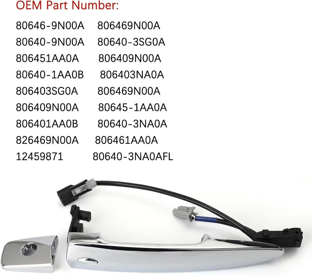 Front Left Door Handle for Nissan Sentra & Murano (2009-2018)
